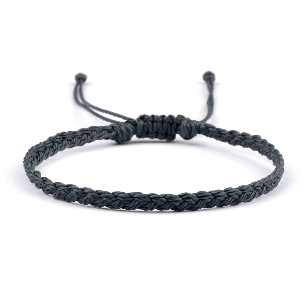 New 26 Styles Wax Line Handmade Braided Bracelet Adjustable Couple Bracelet Jewelry Gift for Friend Women Men Bangles Wholesale