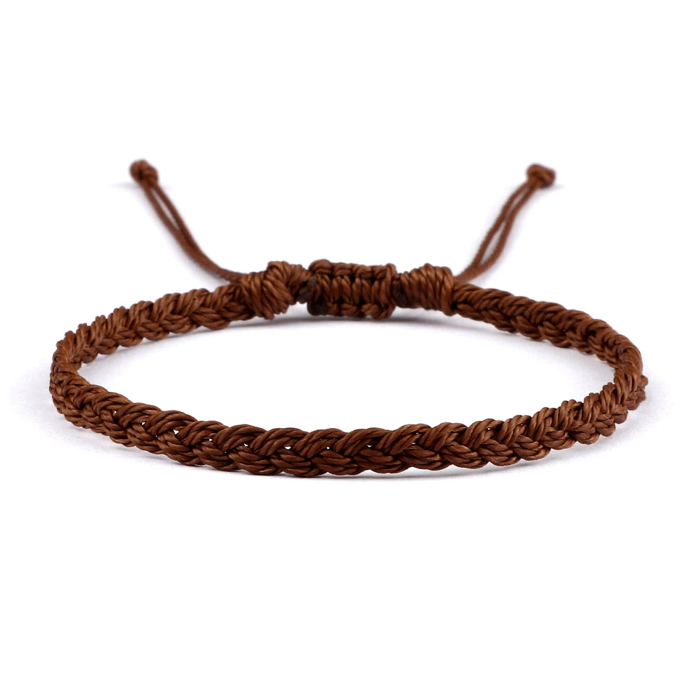 New 26 Styles Wax Line Handmade Braided Bracelet Adjustable Couple Bracelet Jewelry Gift for Friend Women Men Bangles Wholesale