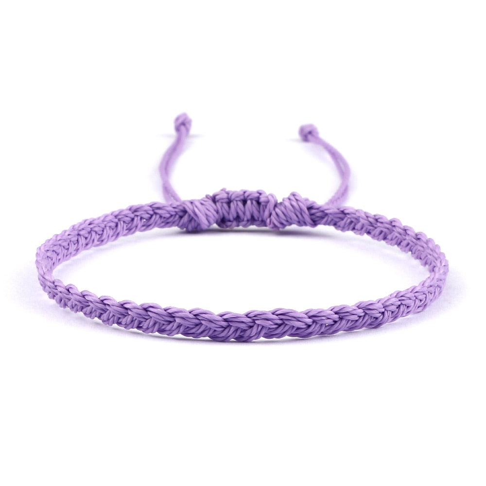 New 26 Styles Wax Line Handmade Braided Bracelet Adjustable Couple Bracelet Jewelry Gift for Friend Women Men Bangles Wholesale