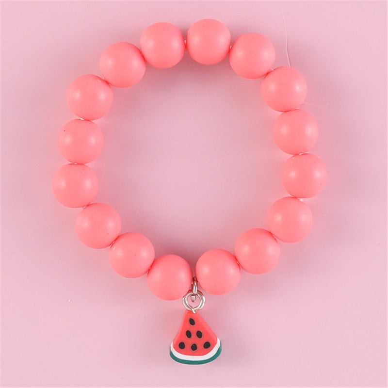 Makersland Cute Popcorn beads Bracelet Friendship Glass Bracelets For Girls Star Moon Cloud Flower Jewelry Accessories Wholesale