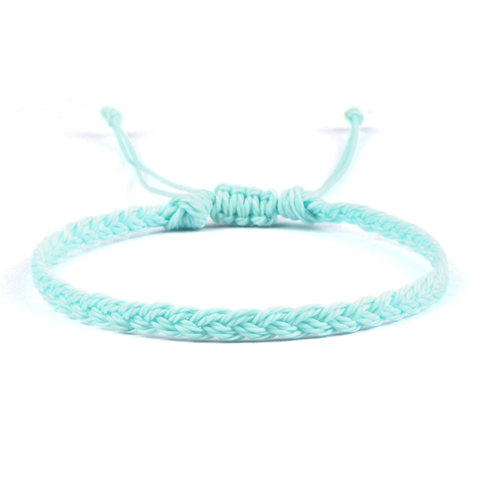 New 26 Styles Wax Line Handmade Braided Bracelet Adjustable Couple Bracelet Jewelry Gift for Friend Women Men Bangles Wholesale