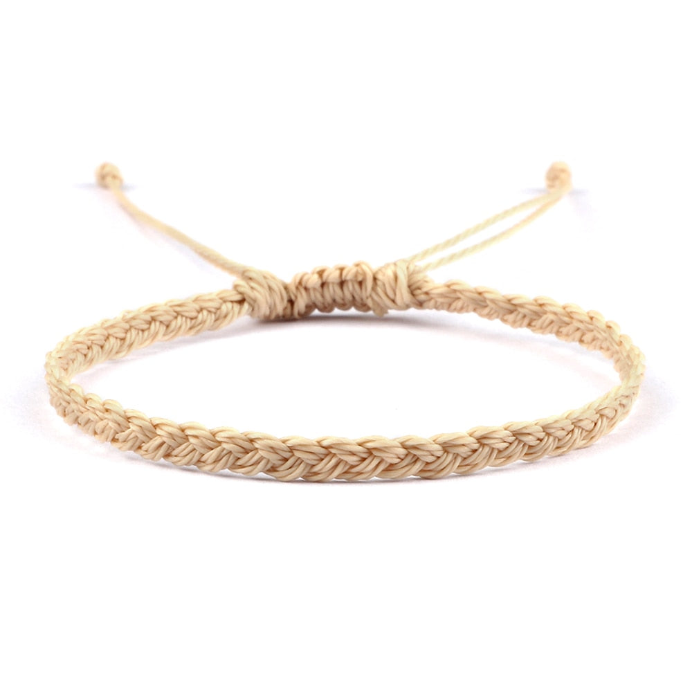 New 26 Styles Wax Line Handmade Braided Bracelet Adjustable Couple Bracelet Jewelry Gift for Friend Women Men Bangles Wholesale
