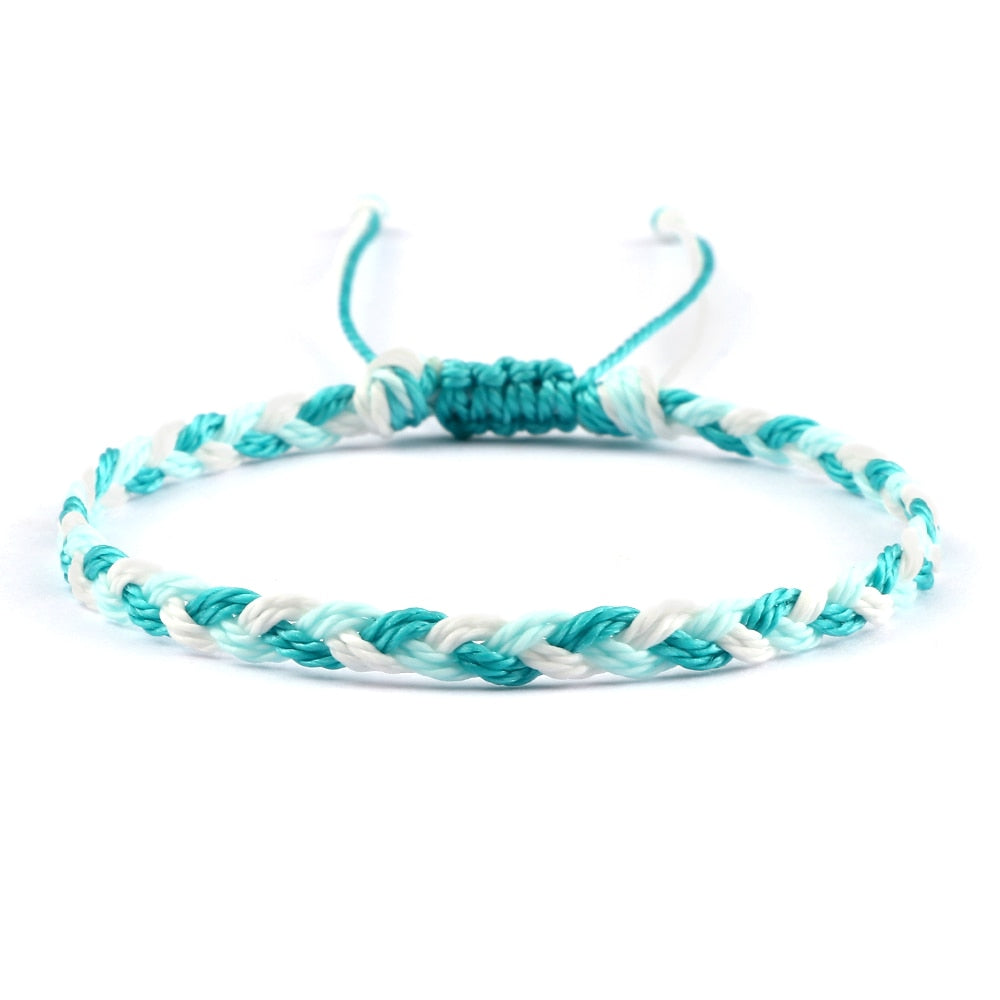 30 Styles Wax Line Braided Bracelet Handmade Boho Thread Couple Bracelet Women Men Adjustable Bangles&Pulsera Jewelry Gift New