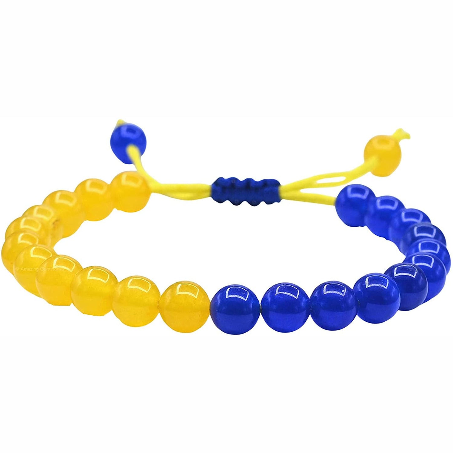 Charm Yellow Blue Ukraine Bracelets For Women Men Handmade Ukrainian Flag Color Woven String Bracelet New Design Couple Jewelry