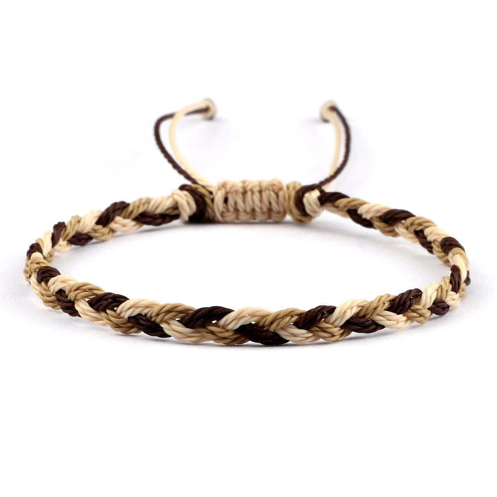 30 Styles Wax Line Braided Bracelet Handmade Boho Thread Couple Bracelet Women Men Adjustable Bangles&Pulsera Jewelry Gift New