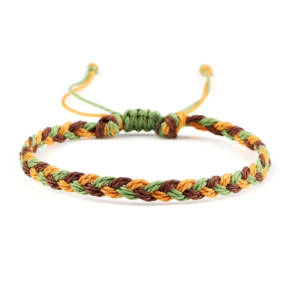 30 Styles Wax Line Braided Bracelet Handmade Boho Thread Couple Bracelet Women Men Adjustable Bangles&Pulsera Jewelry Gift New