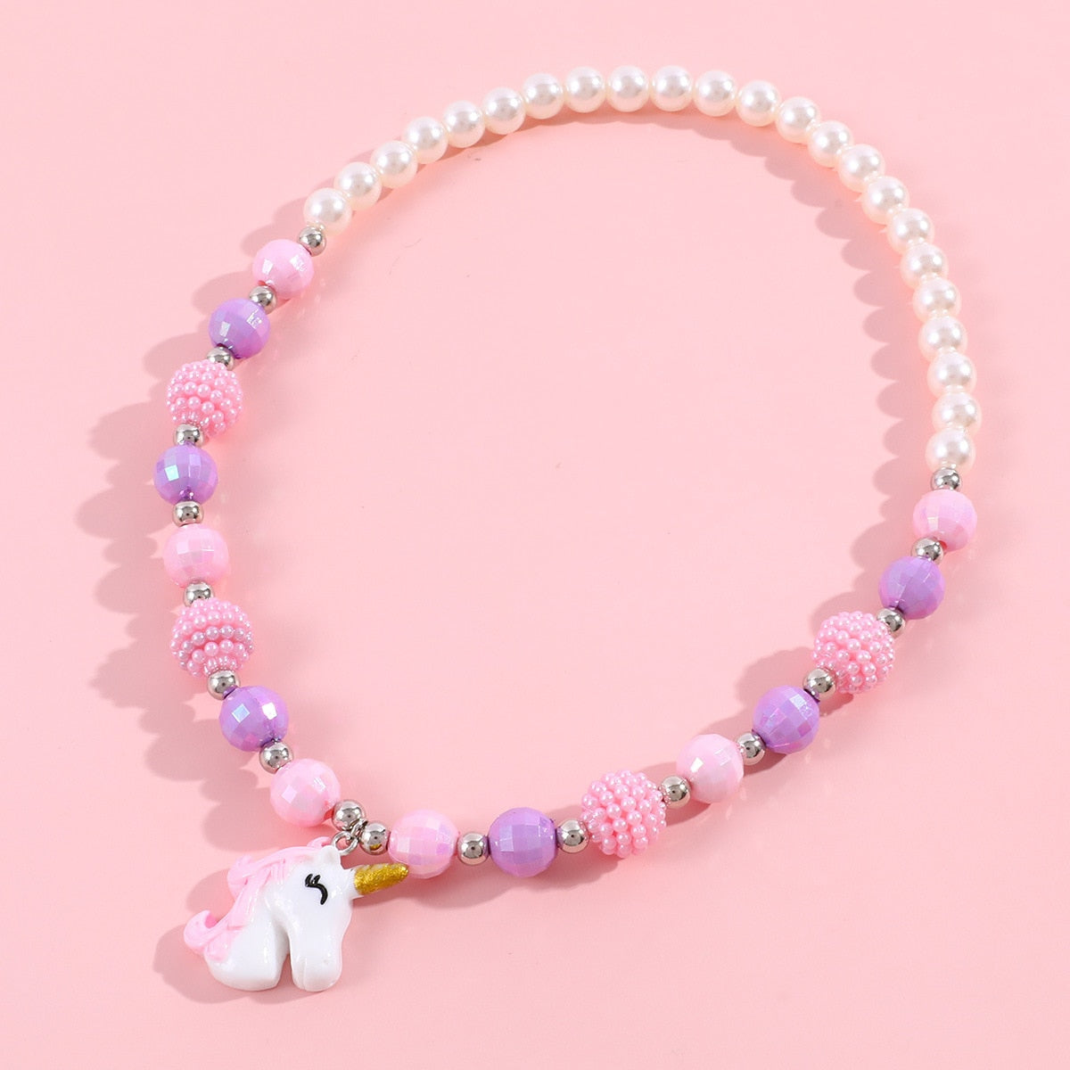 Makersland Cute Popcorn beads Bracelet Friendship Glass Bracelets For Girls Star Moon Cloud Flower Jewelry Accessories Wholesale