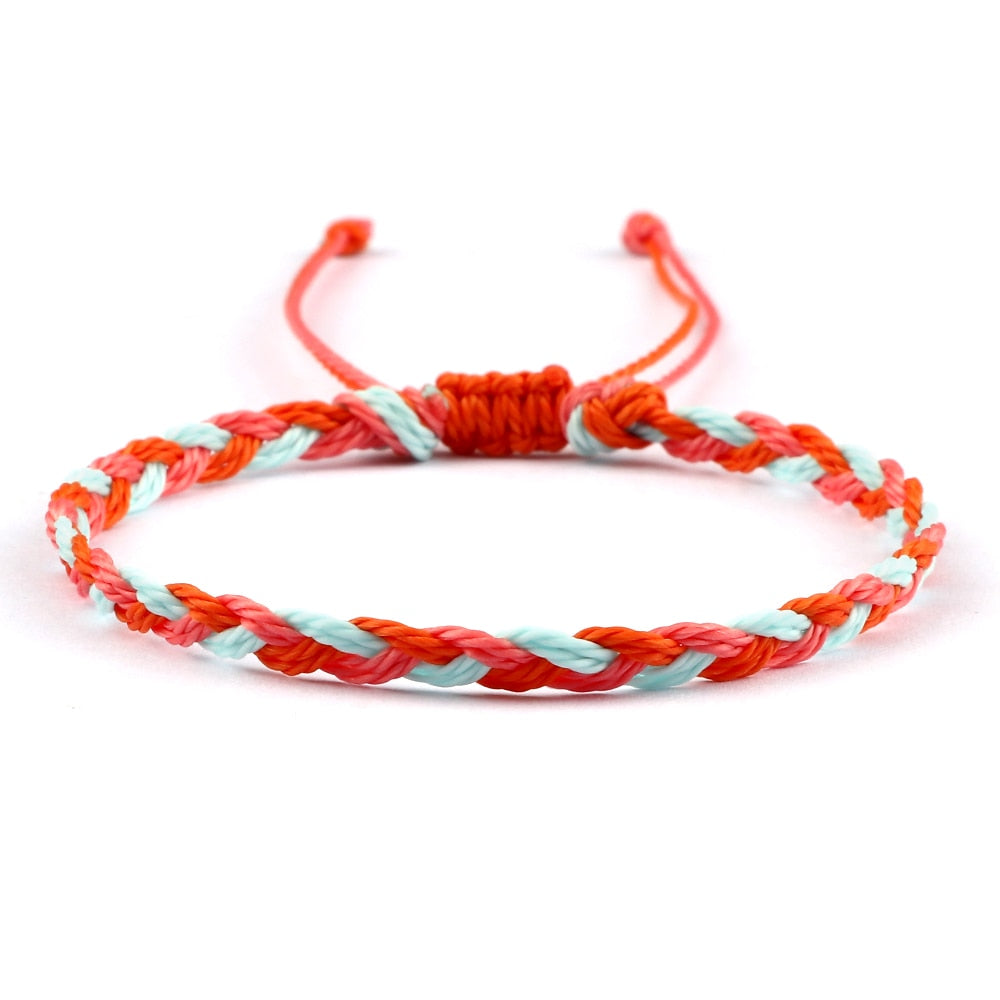 30 Styles Wax Line Braided Bracelet Handmade Boho Thread Couple Bracelet Women Men Adjustable Bangles&Pulsera Jewelry Gift New