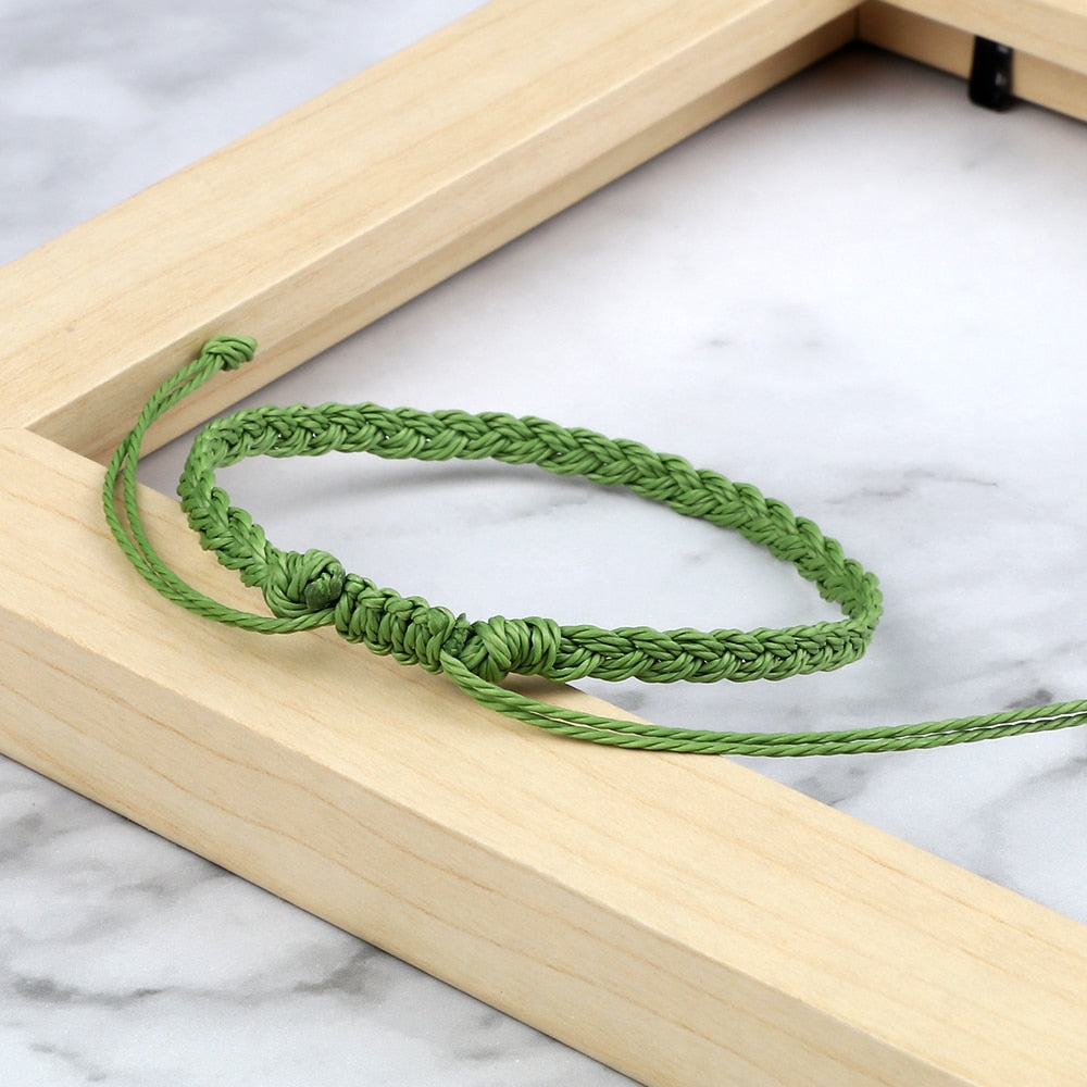 New 26 Styles Wax Line Handmade Braided Bracelet Adjustable Couple Bracelet Jewelry Gift for Friend Women Men Bangles Wholesale