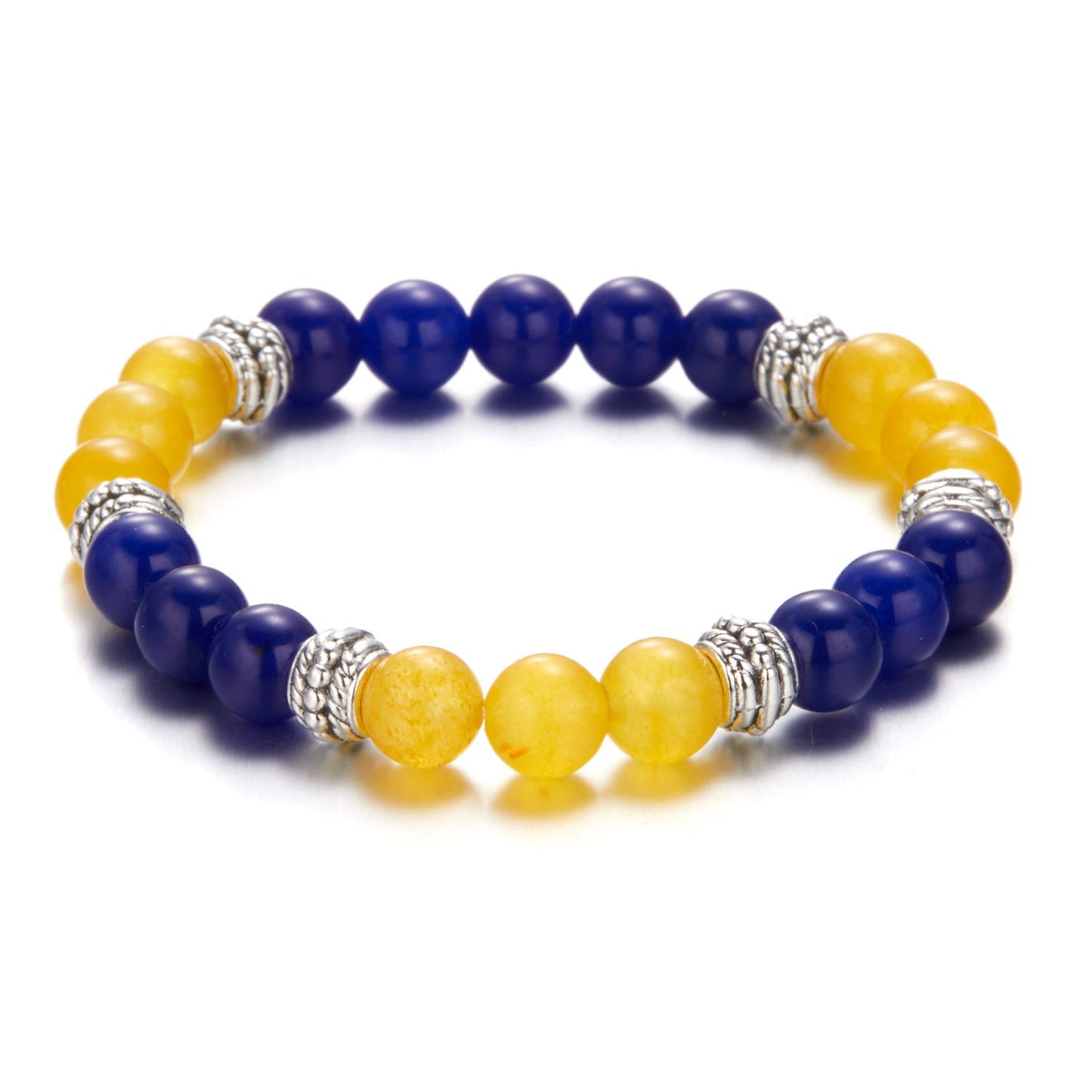 Charm Yellow Blue Ukraine Bracelets For Women Men Handmade Ukrainian Flag Color Woven String Bracelet New Design Couple Jewelry