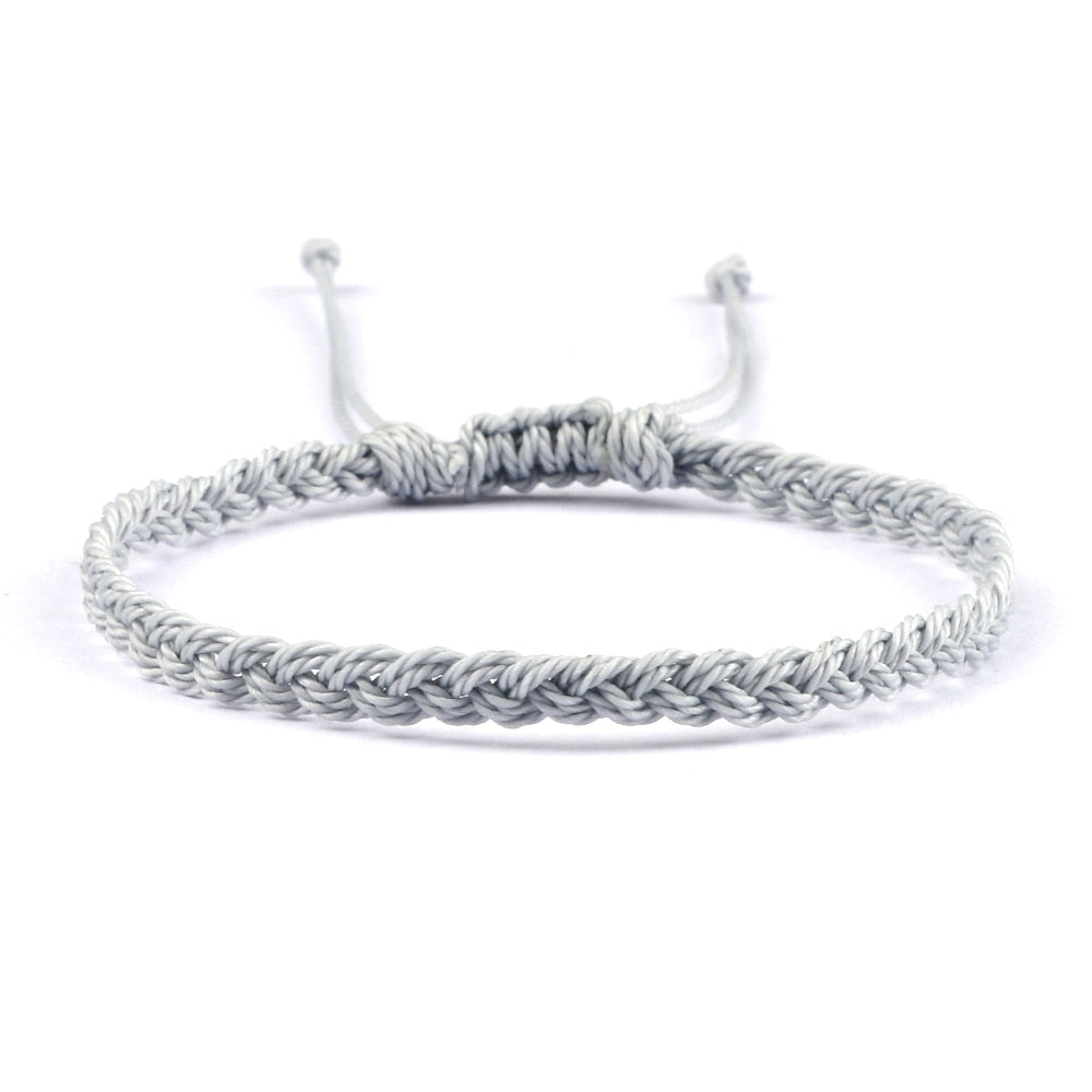 New 26 Styles Wax Line Handmade Braided Bracelet Adjustable Couple Bracelet Jewelry Gift for Friend Women Men Bangles Wholesale