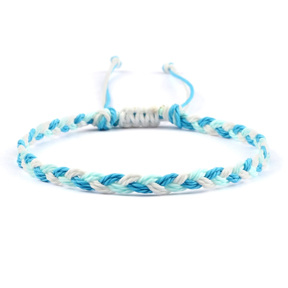 30 Styles Wax Line Braided Bracelet Handmade Boho Thread Couple Bracelet Women Men Adjustable Bangles&Pulsera Jewelry Gift New